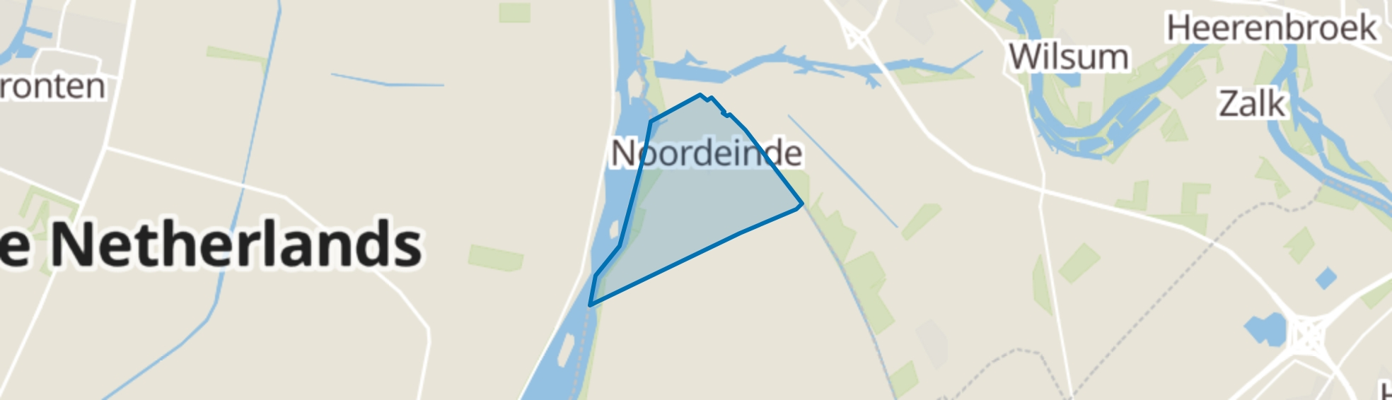 Noordeinde (GE) map