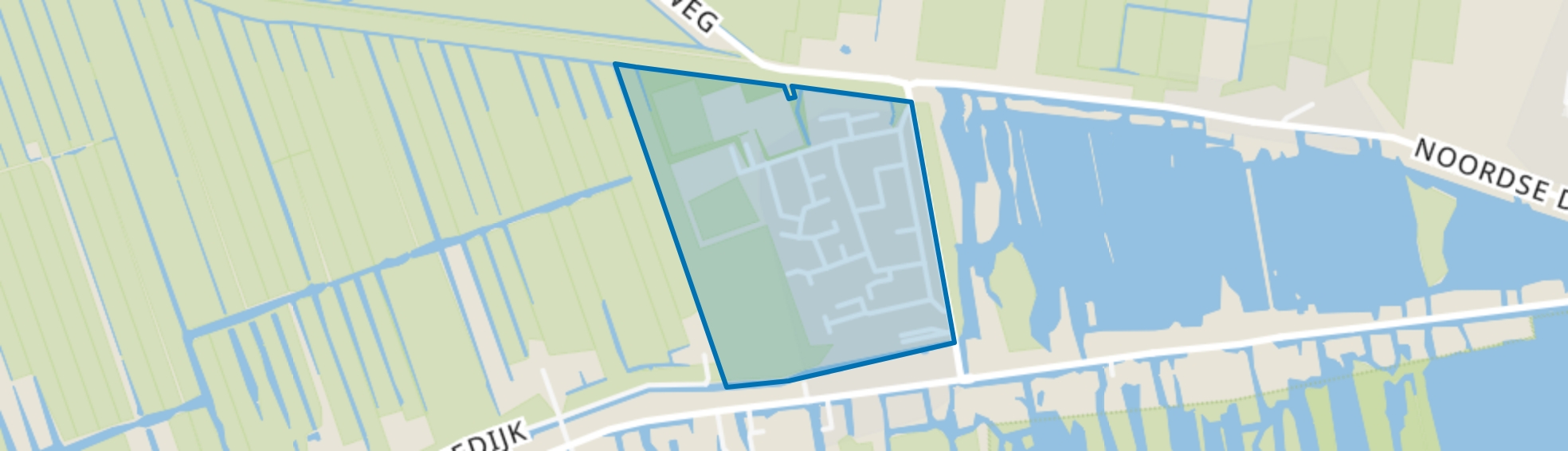De Kuil, Noorden map