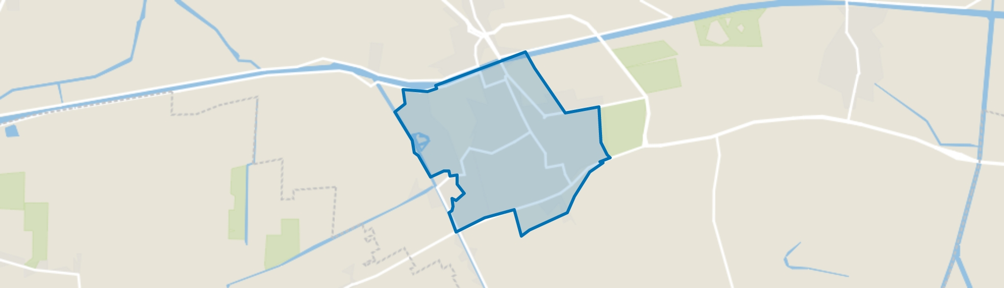 Zuidhorn, Noordhorn map