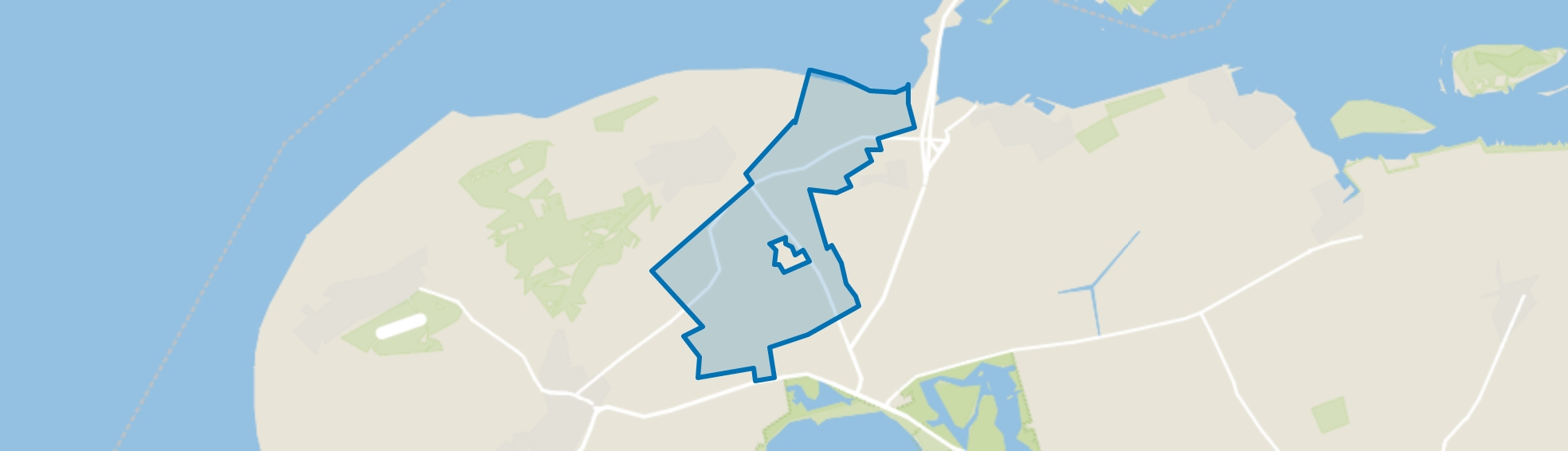 Verspreide huizen Noordwelle, Noordwelle map