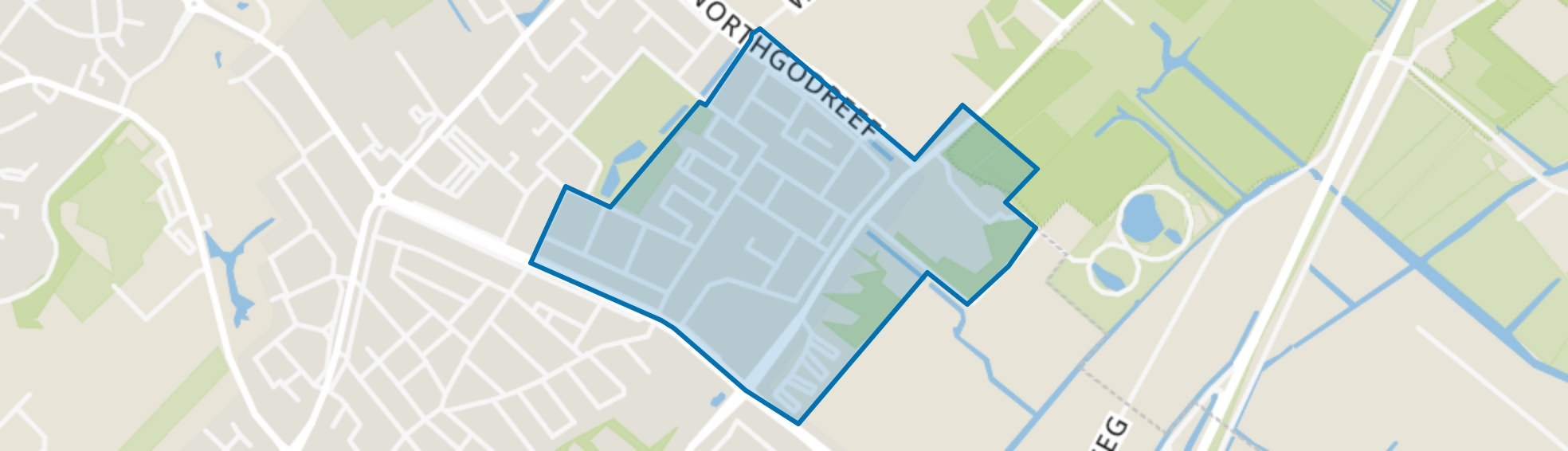 Boerenburg Oost, Noordwijk (ZH) map