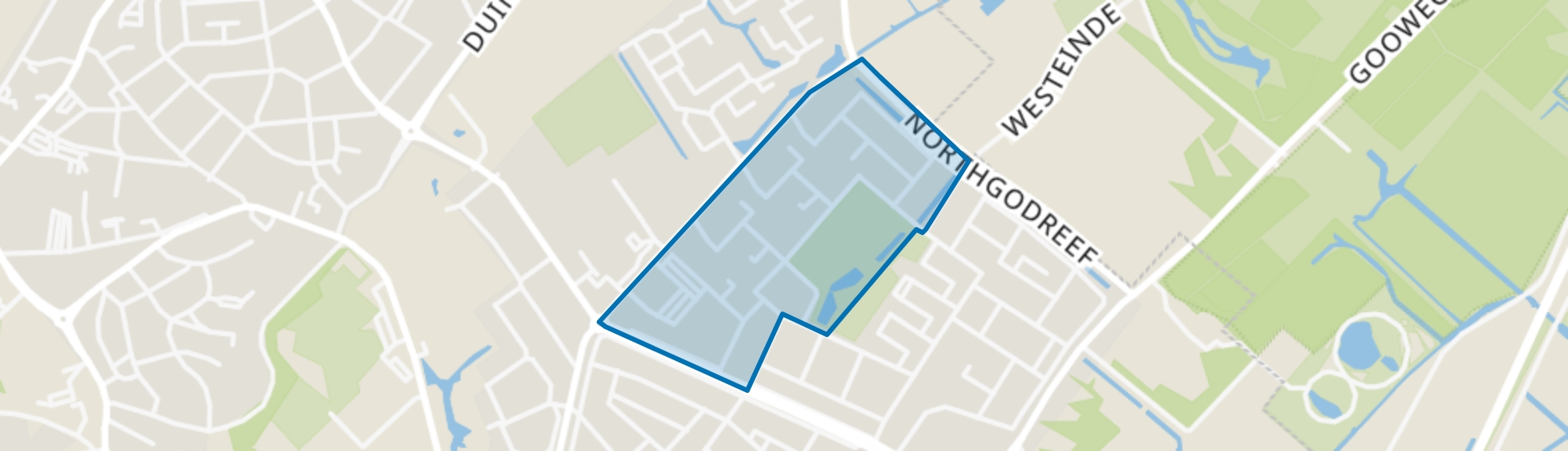 Boerenburg West, Noordwijk (ZH) map