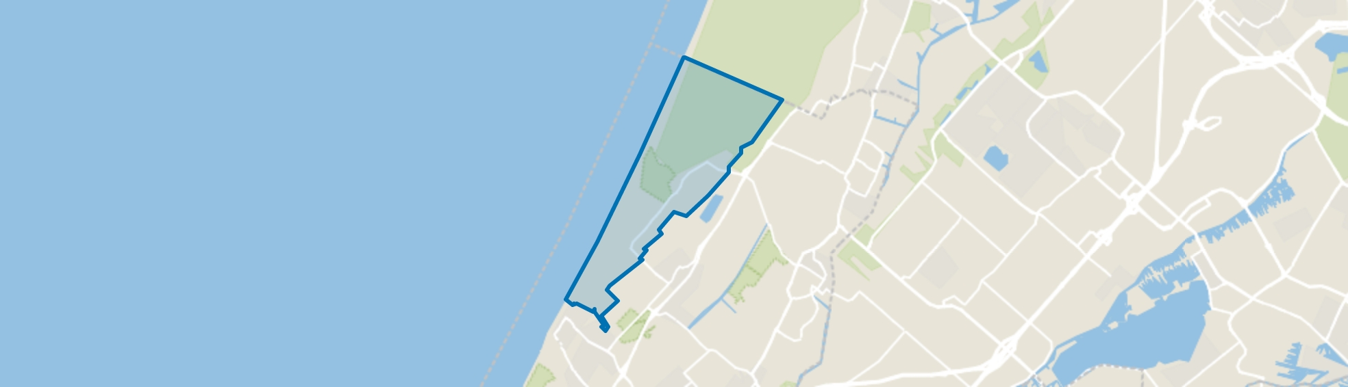 Buitengebied Noordwijk Noord, Noordwijk (ZH) map