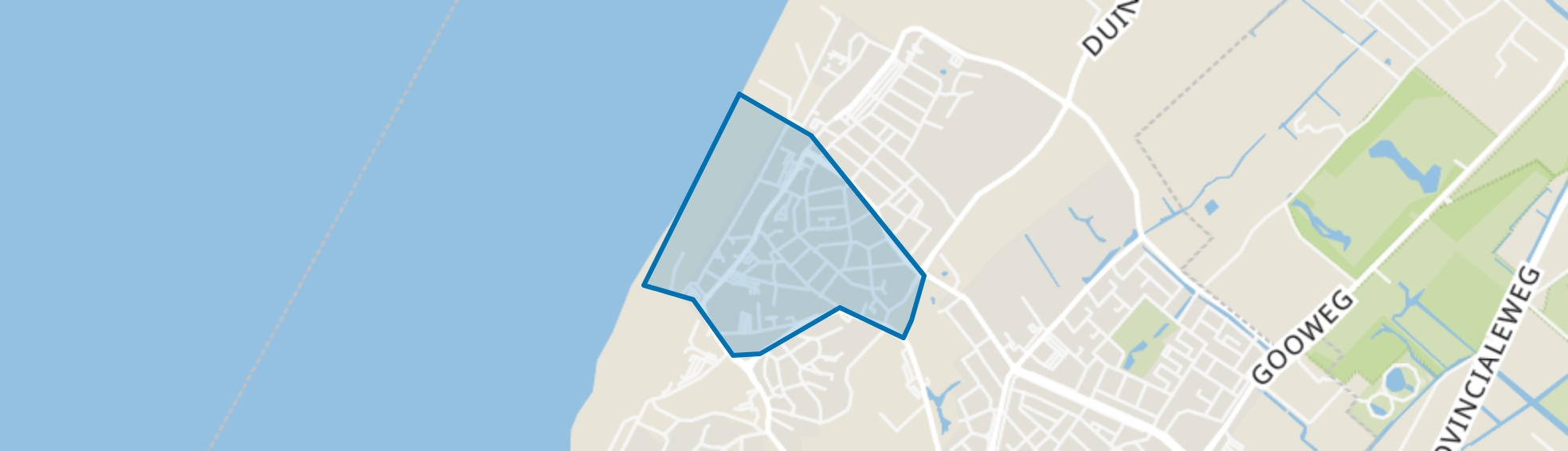 Dorpskern, Noordwijk (ZH) map