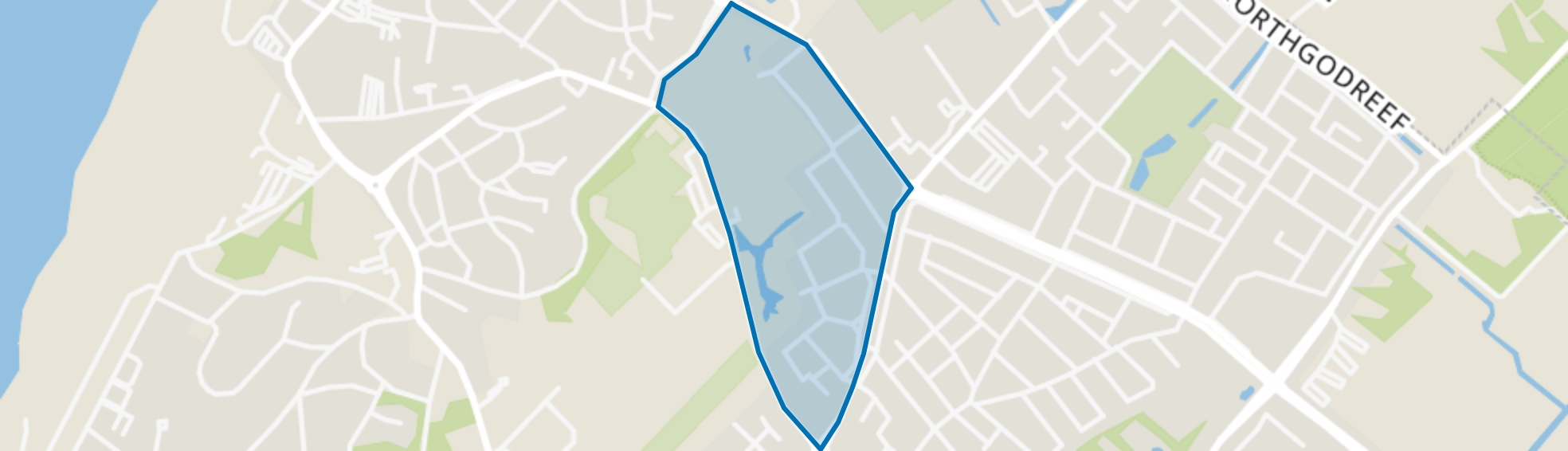 Middengebied Midden, Noordwijk (ZH) map