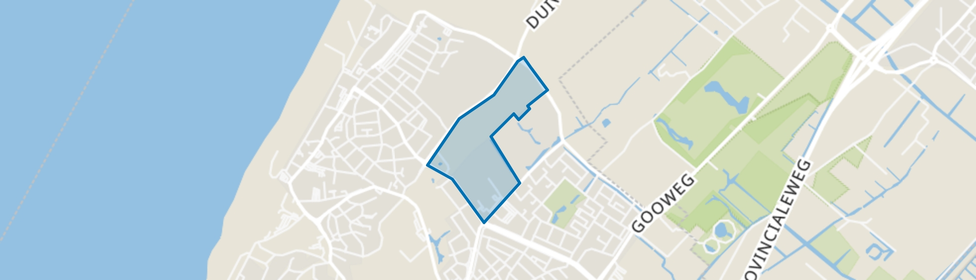 Middengebied Noord, Noordwijk (ZH) map