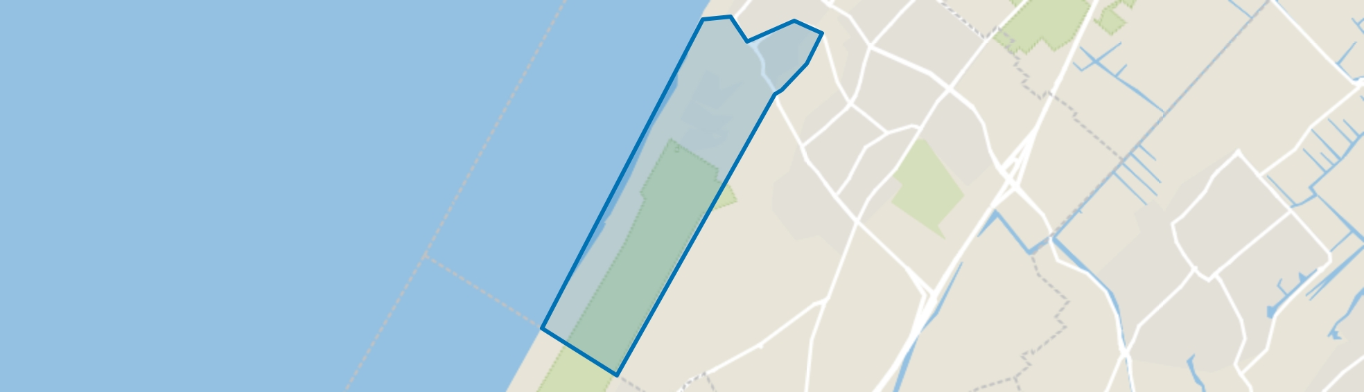 Villawijk-Zuid, Noordwijk (ZH) map