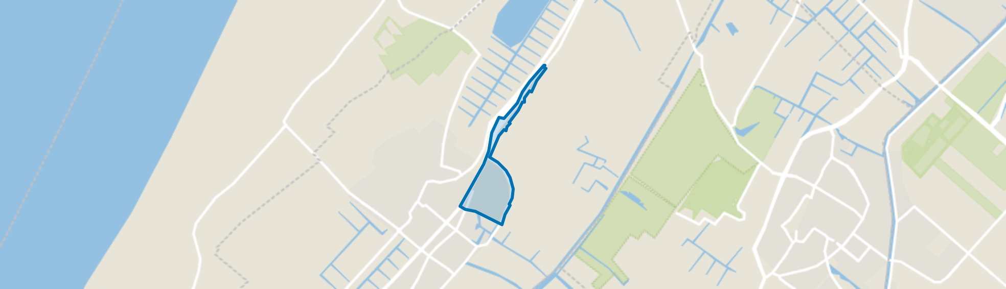 Mossenest Noord, Noordwijkerhout map