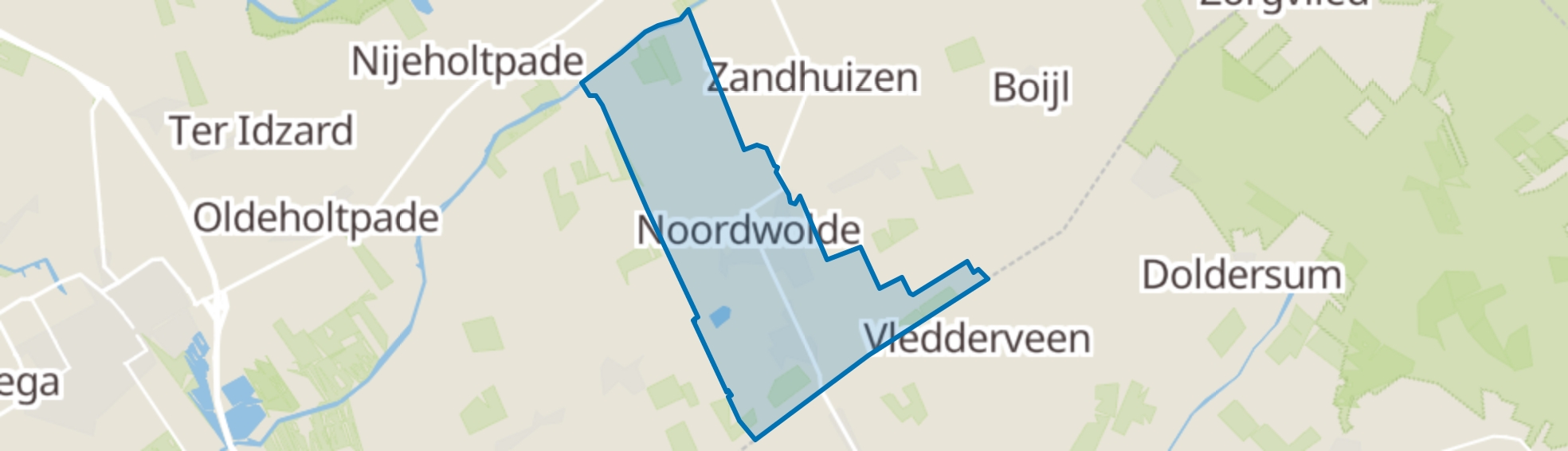 Noordwolde (FR) map