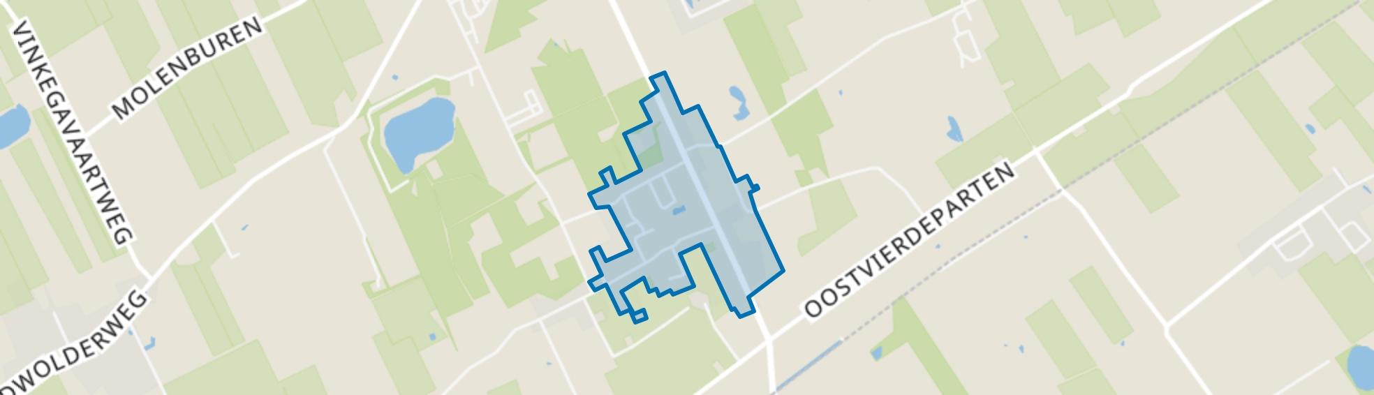 Noordwolde-Zuid, Noordwolde (FR) map