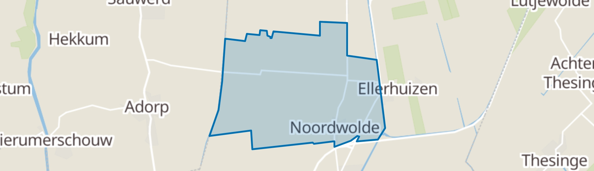 Noordwolde (GR) map