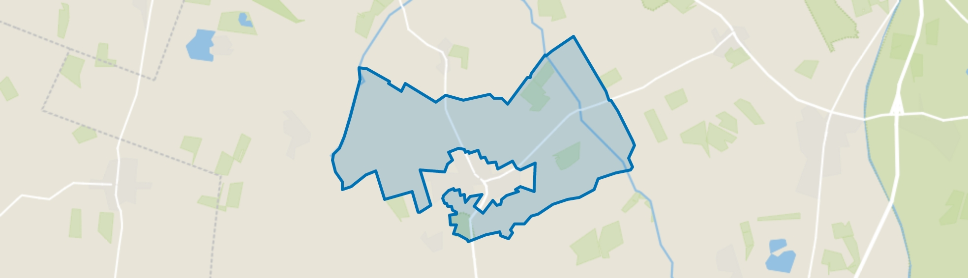 Verspreide huizen Norg, Norg map