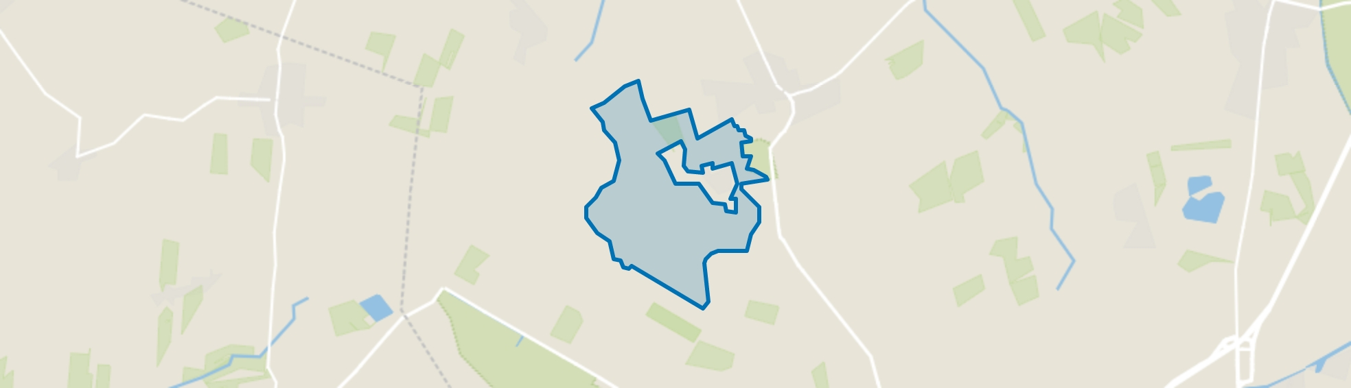 Verspreide huizen Westervelde, Norg map