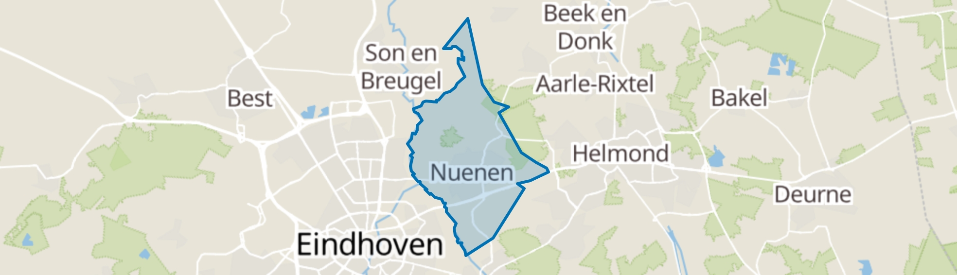 Nuenen map