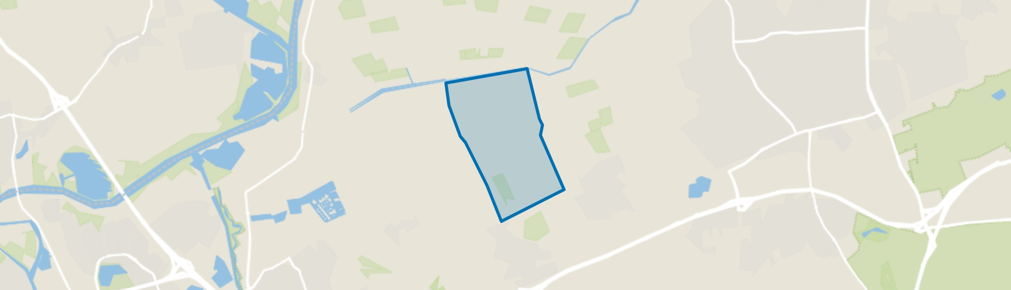 Landelijk gebied Nuland, Nuland map