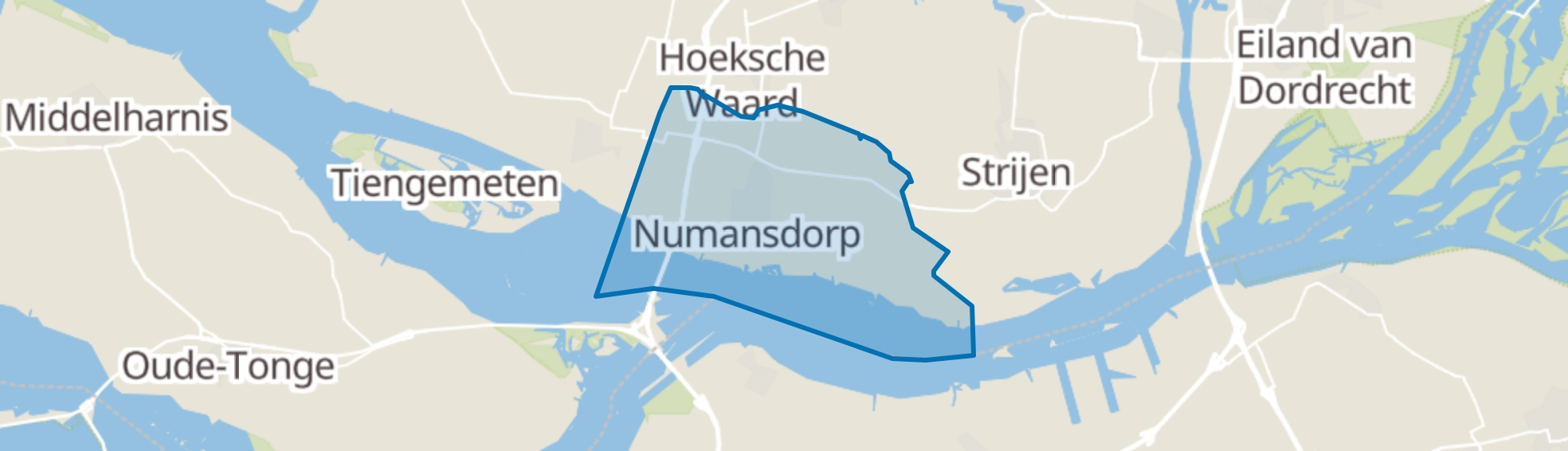 Numansdorp map