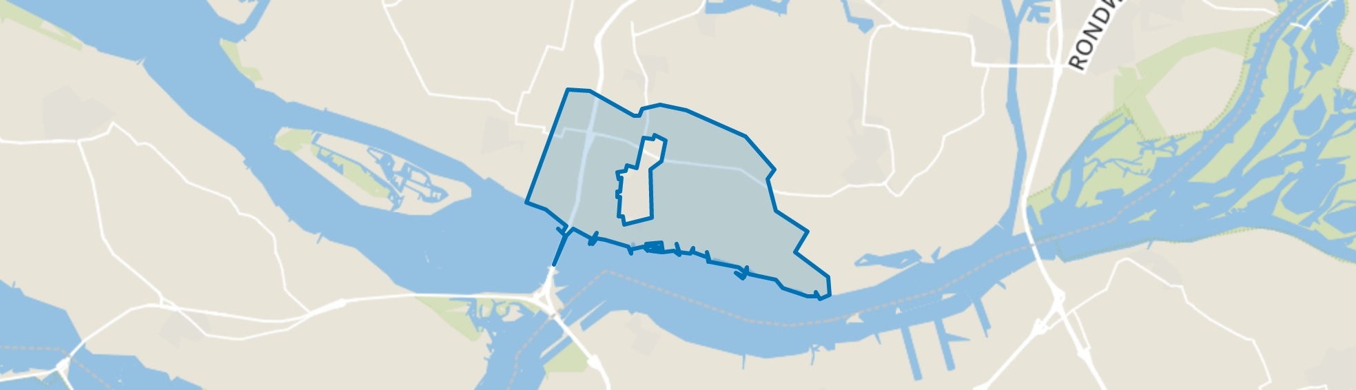 Numansdorp Buitengebied, Numansdorp map