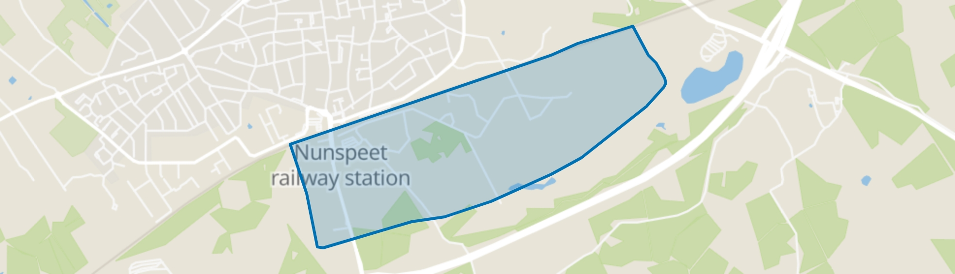 Nunspeet-Zuid, Nunspeet map