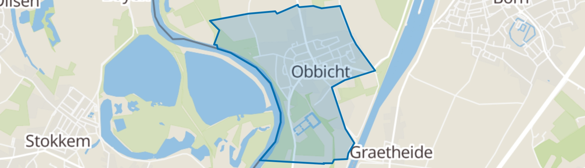 Obbicht map