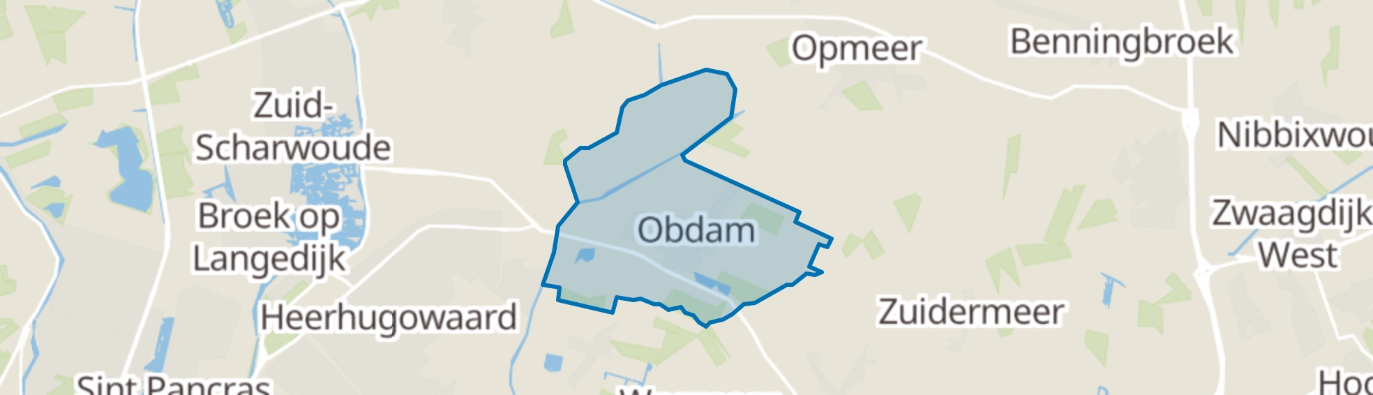 Obdam map