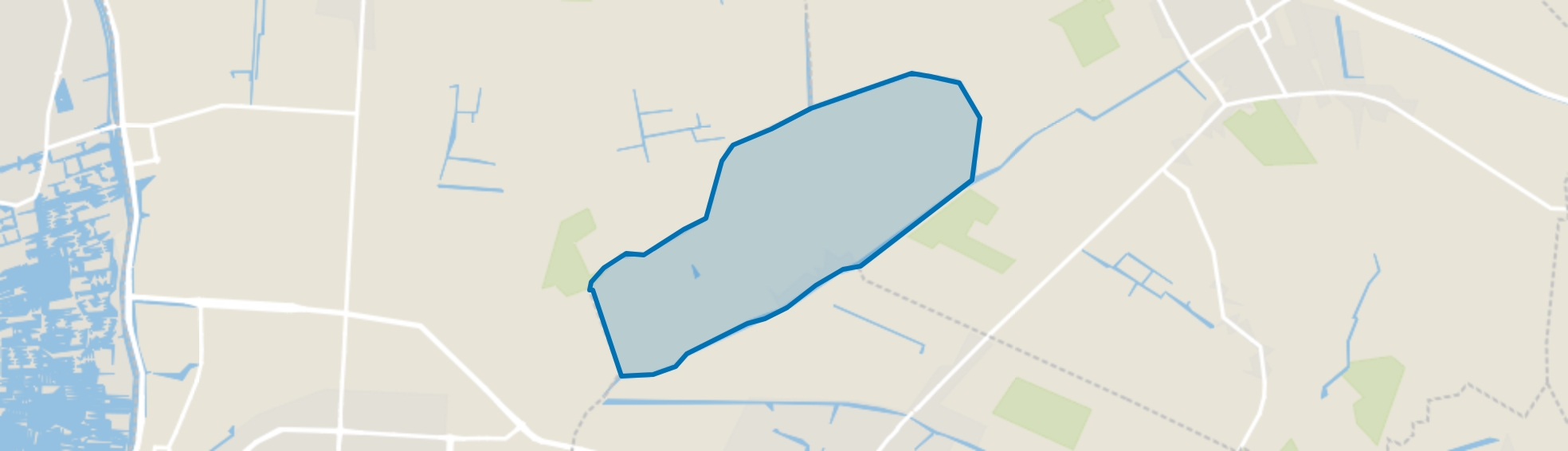 Berkmeerdijk, Obdam map
