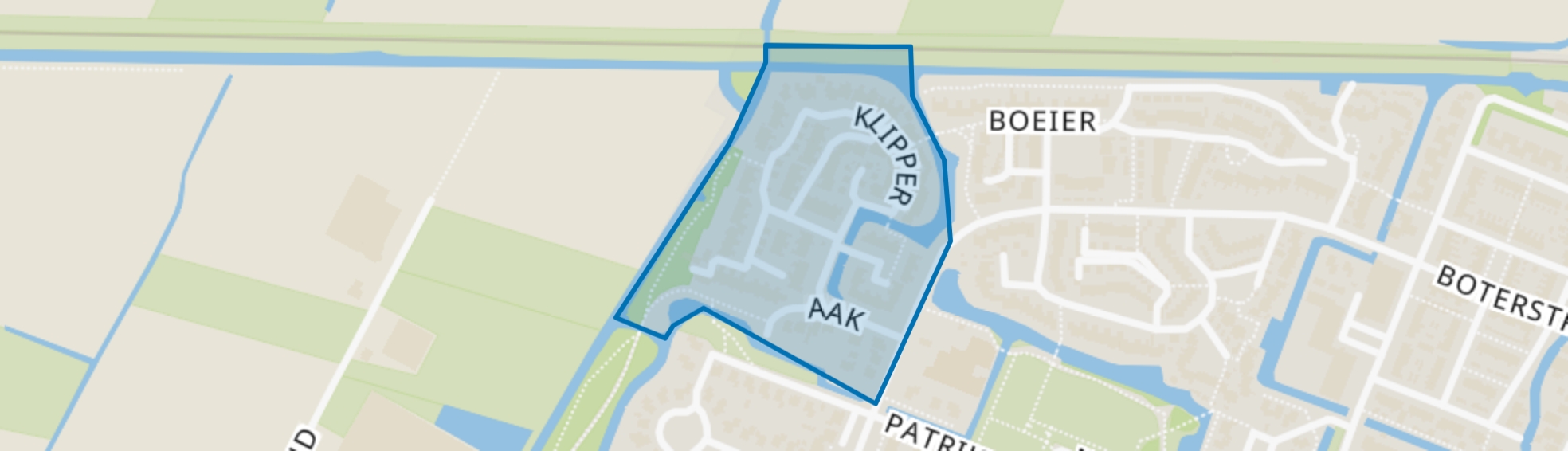 Klipper en omgeving, Obdam map