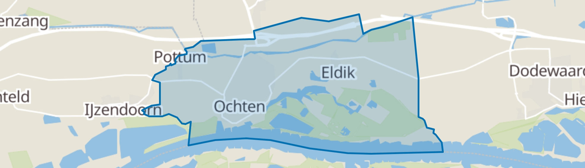 Ochten map