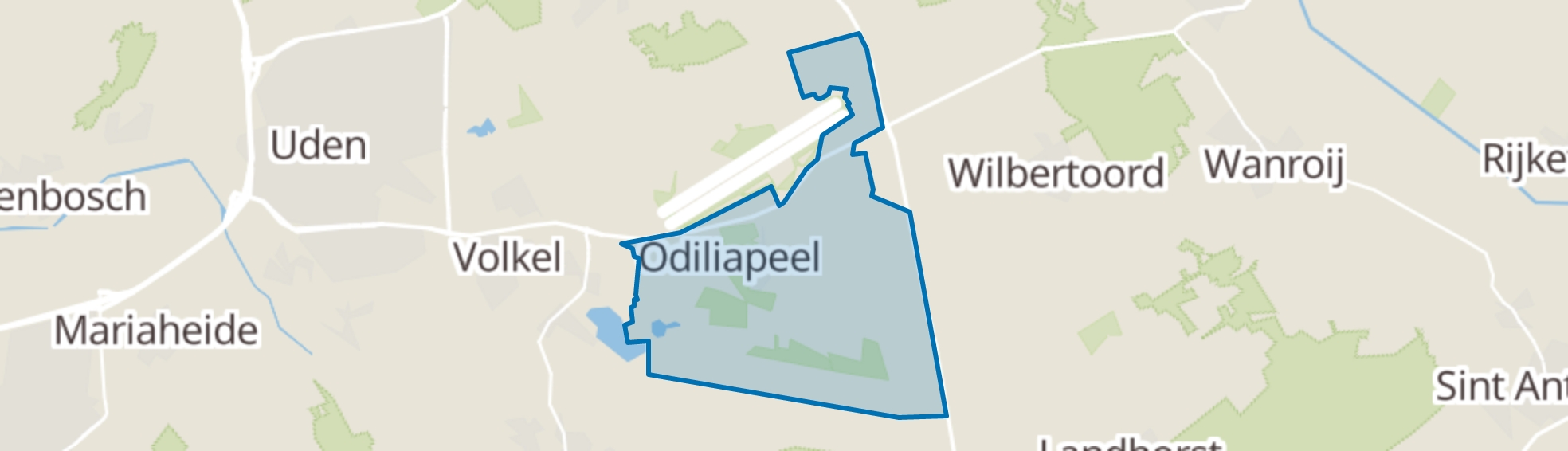 Odiliapeel map