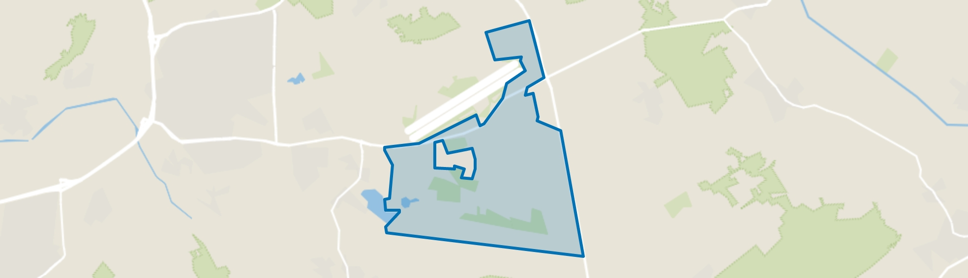 Buitengebied-Odiliapeel, Odiliapeel map