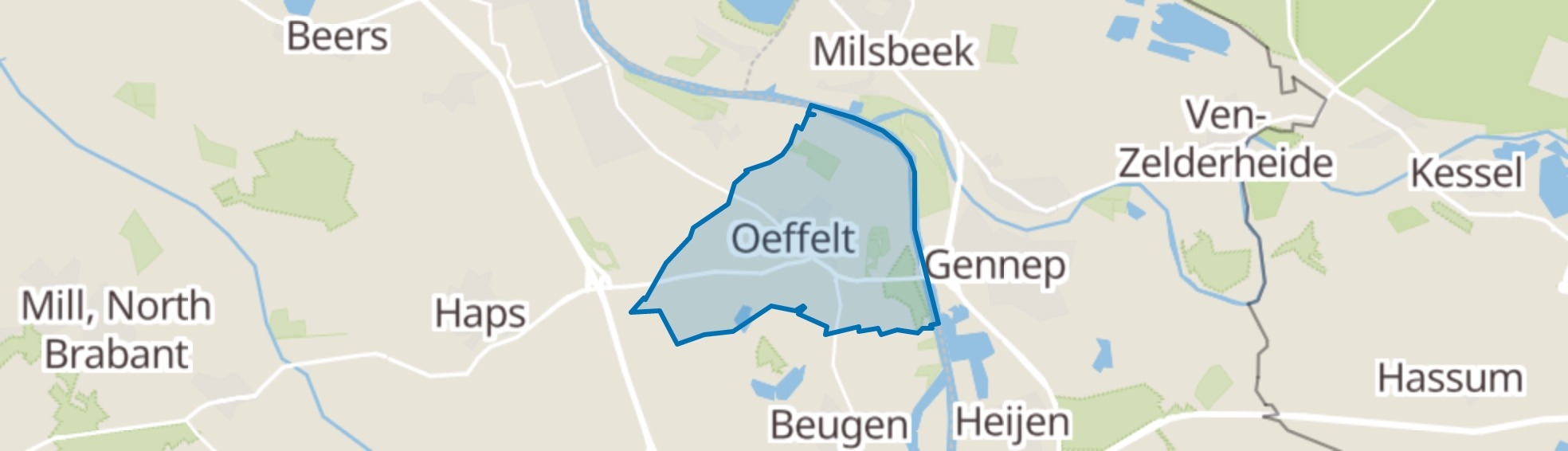 Oeffelt map