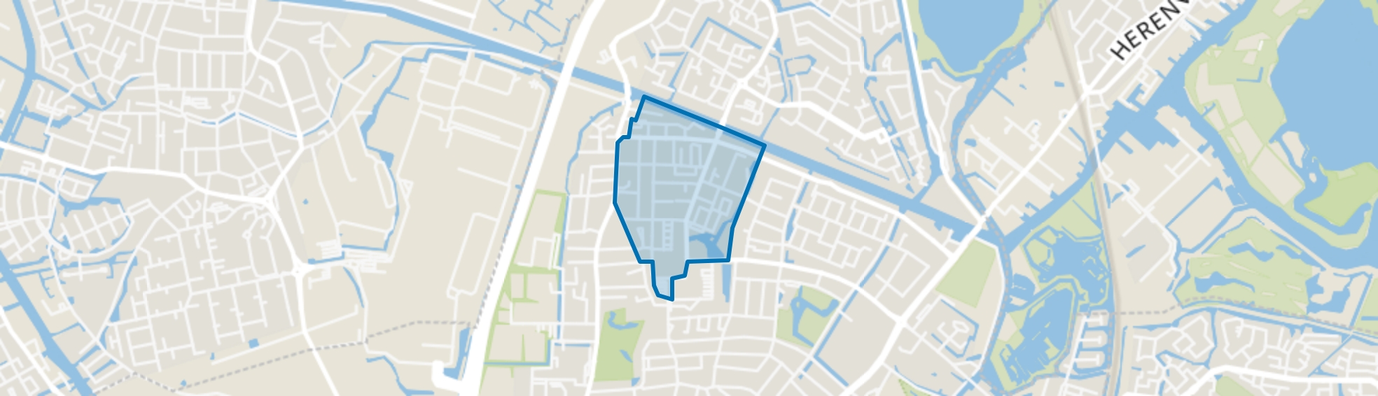 Bloemenbuurt, Oegstgeest map