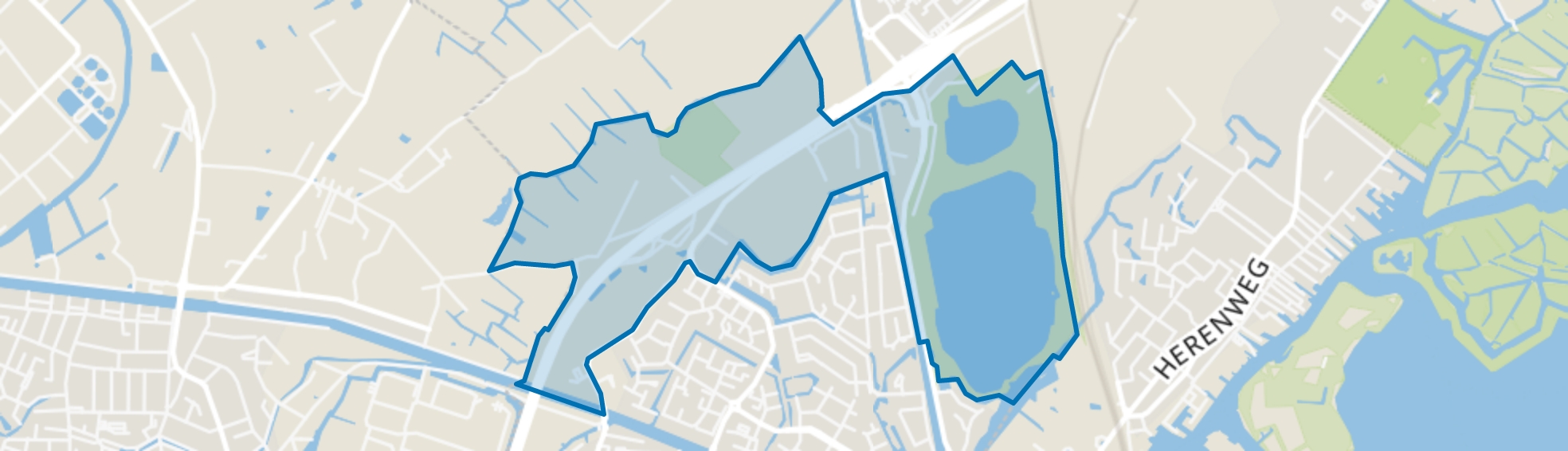 Buitengebied, Oegstgeest map