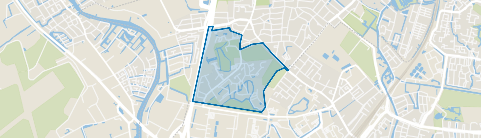 De Geesten, Oegstgeest map