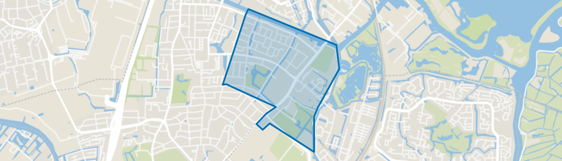 Oudenhof, Oegstgeest map