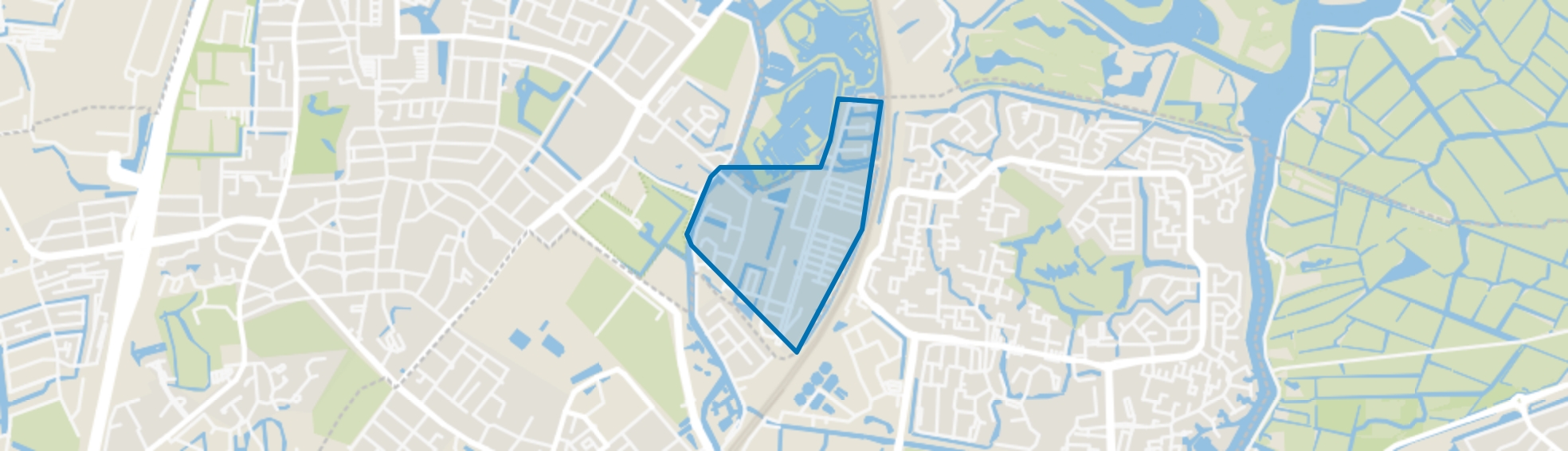 Poelgeest, Oegstgeest map