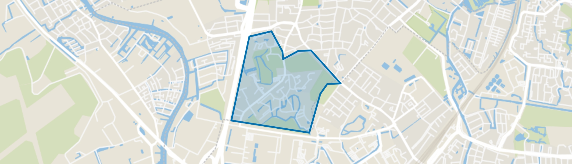 Rhijngeest, Oegstgeest map