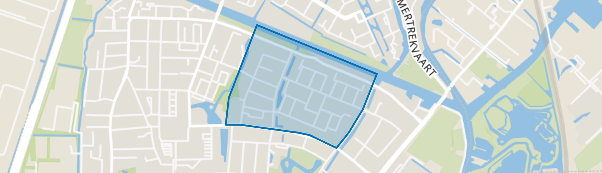 Schildersbuurt, Oegstgeest map