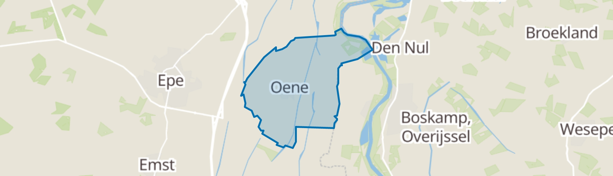 Oene map