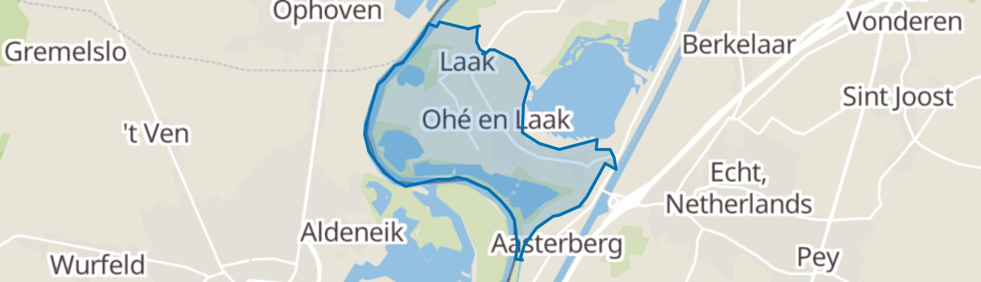 Ohé en Laak map