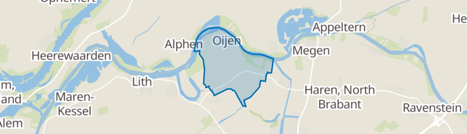 Oijen map