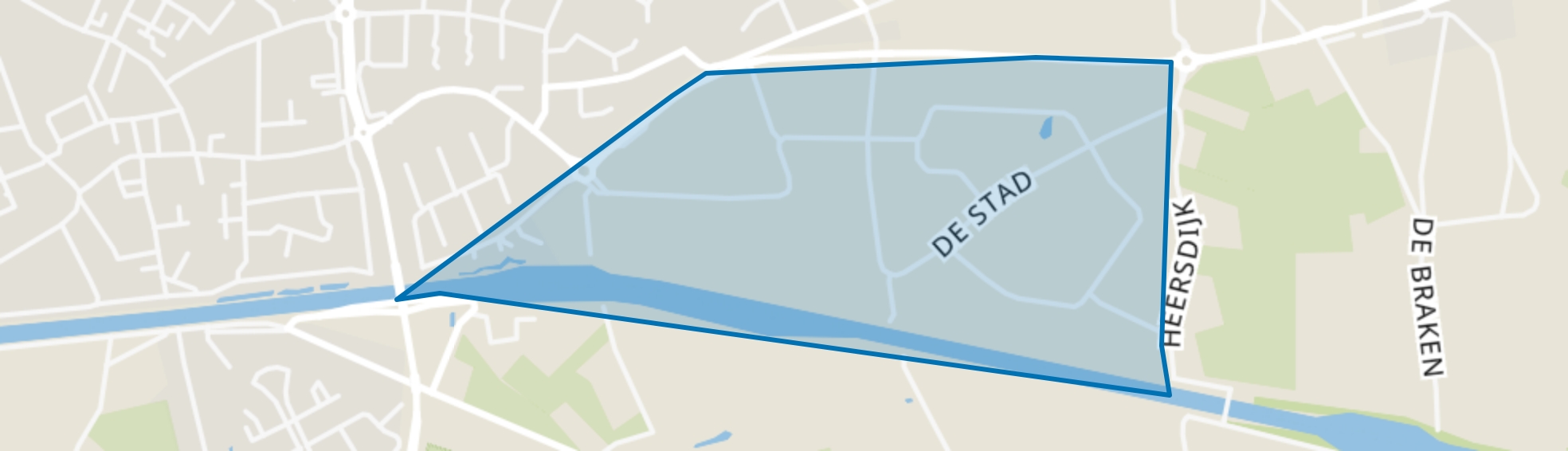 Industrieterrein De Stad, Oirschot map