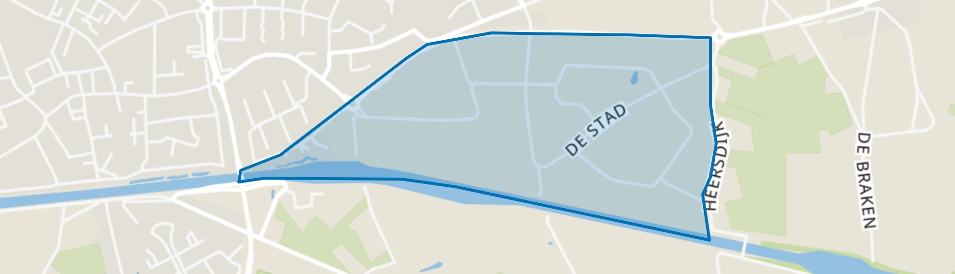 Industrieterrein De Stad, Oirschot map