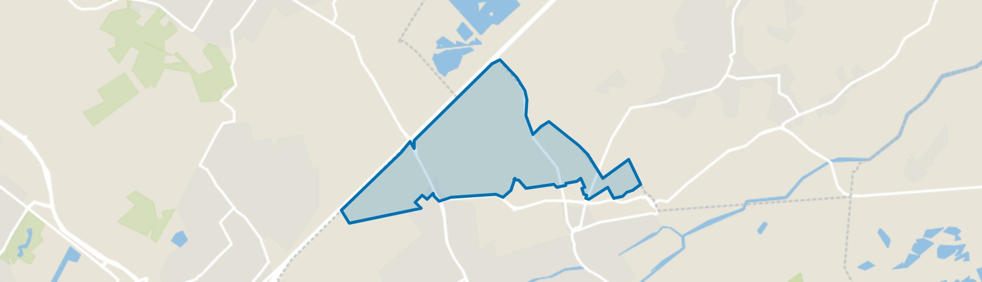 Buitengebied Oisterwijk Noord, Oisterwijk map