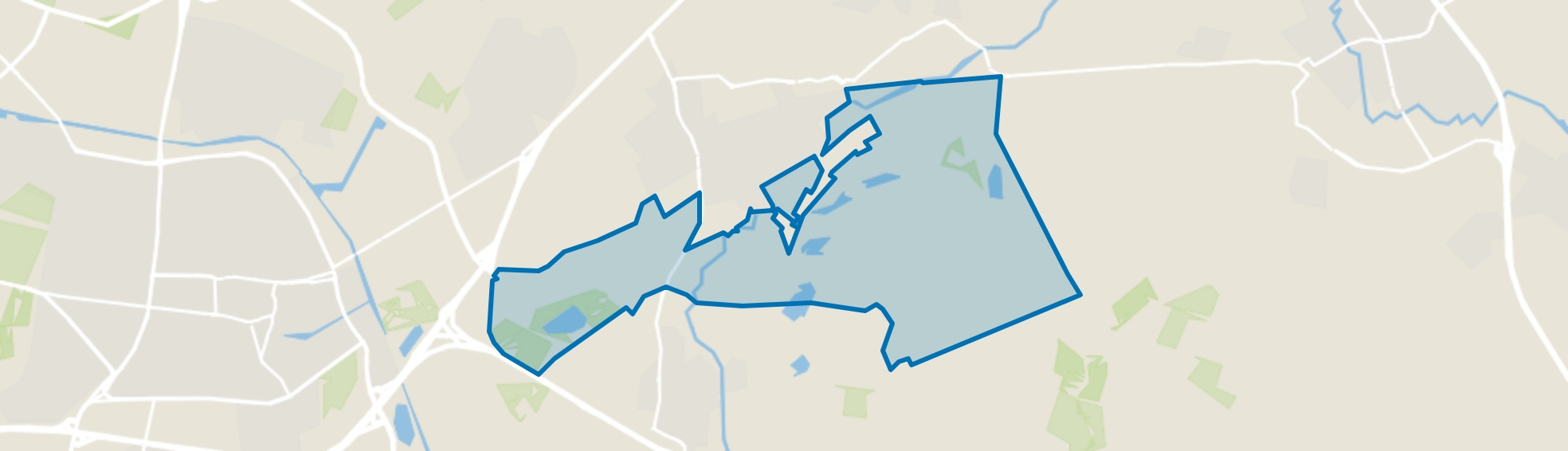 buitengebied Oisterwijk Zuid, Oisterwijk map