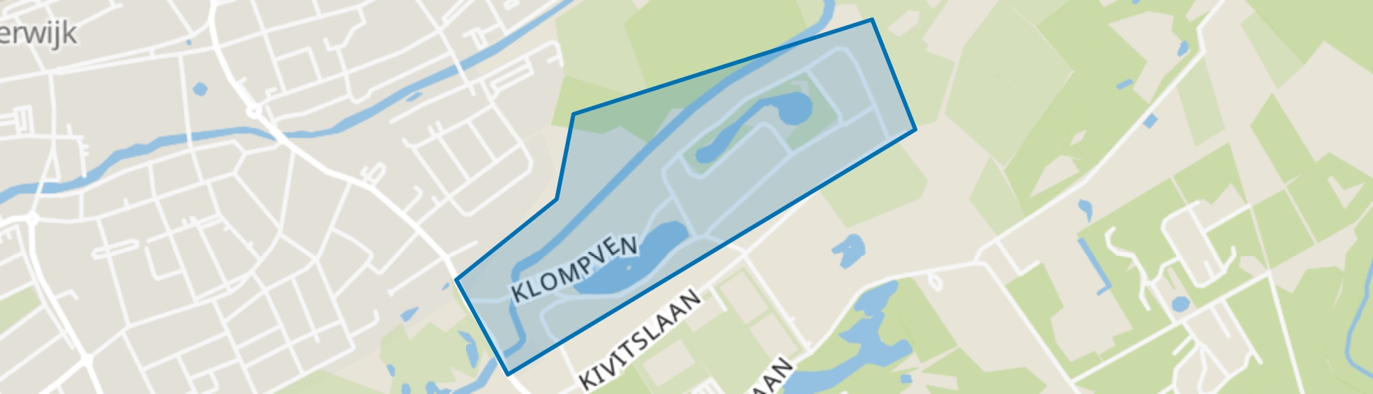 Omg. Klompven/Eikenven, Oisterwijk map