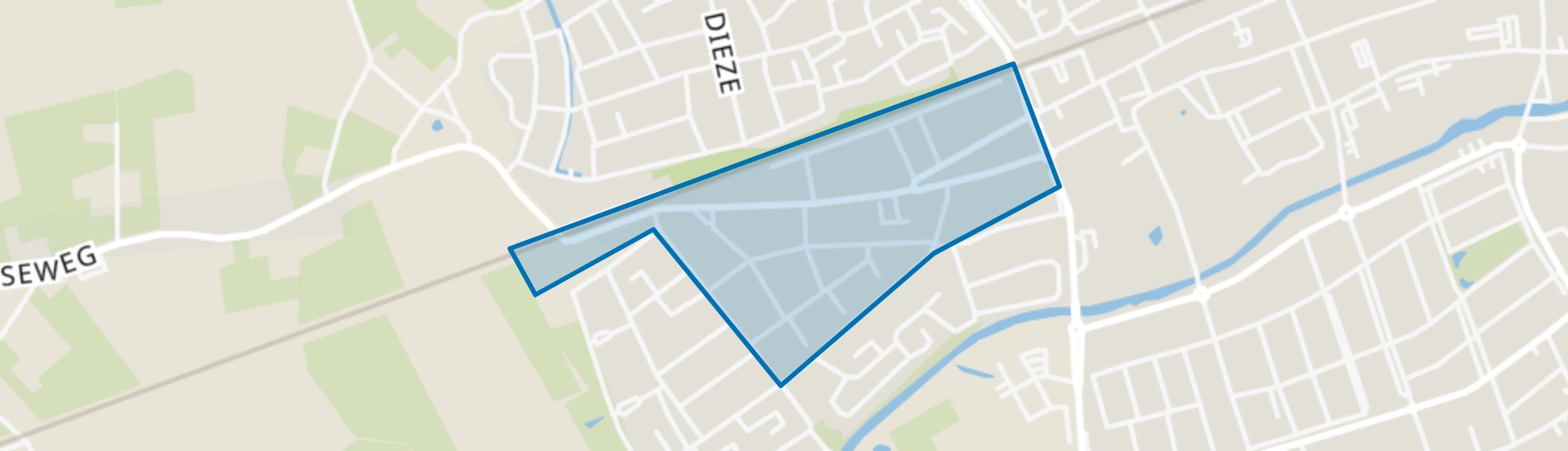 Omg. Prinsessen-wijk, Oisterwijk map