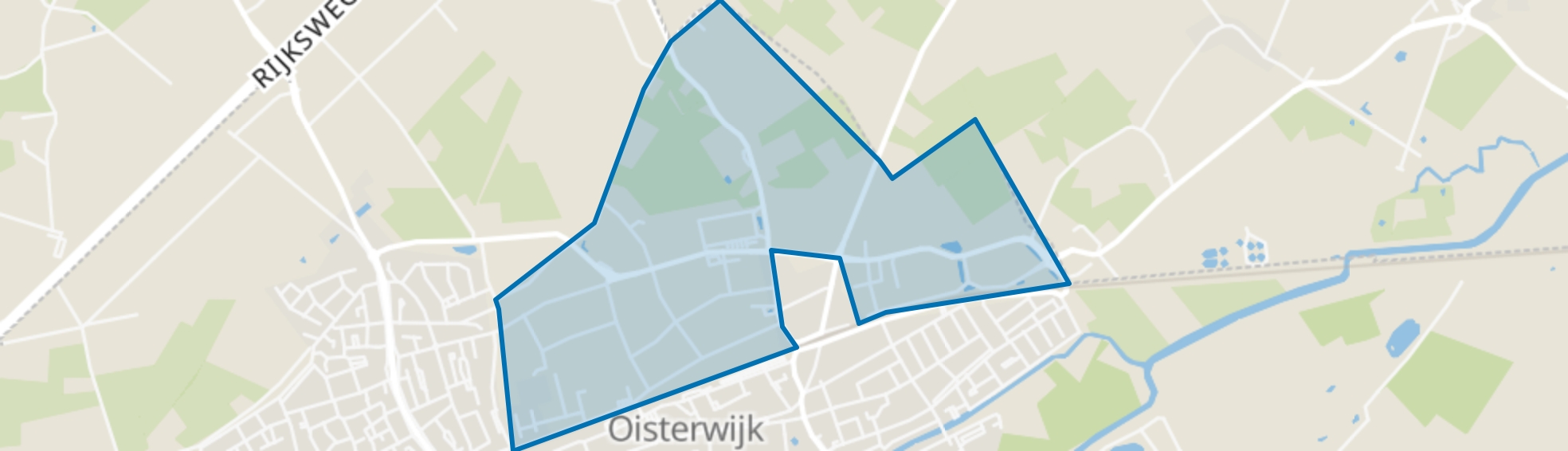 Omgeving Industrieterrein, Oisterwijk map