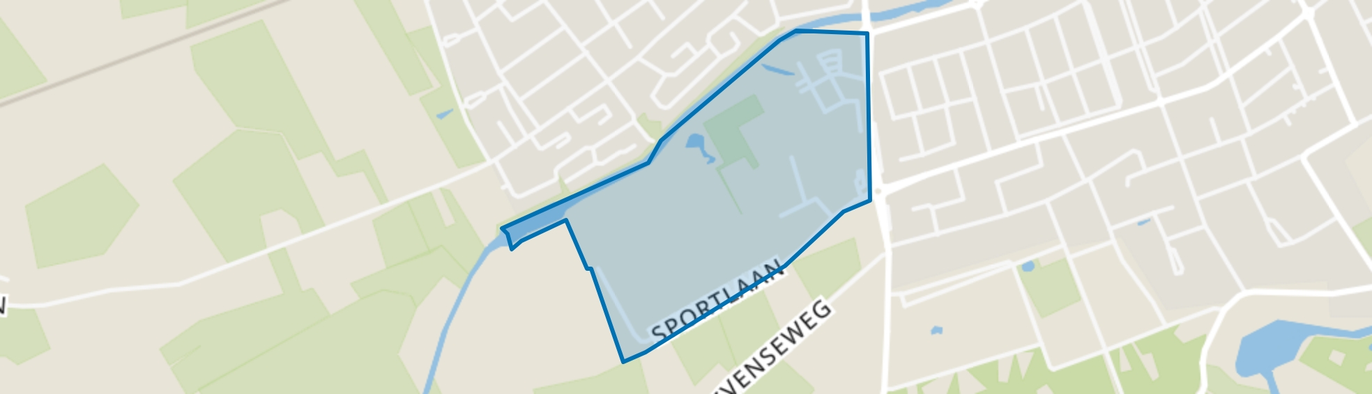 Sportpark Den Donk e.o., Oisterwijk map