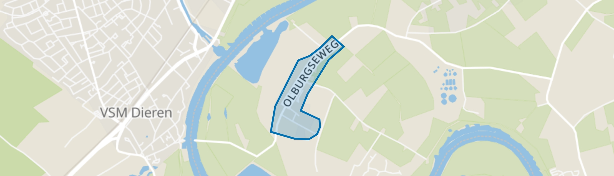 Olburgen, Olburgen map