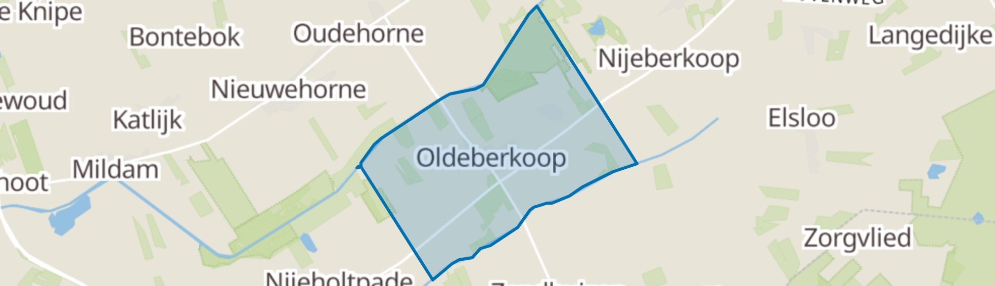 Oldeberkoop map